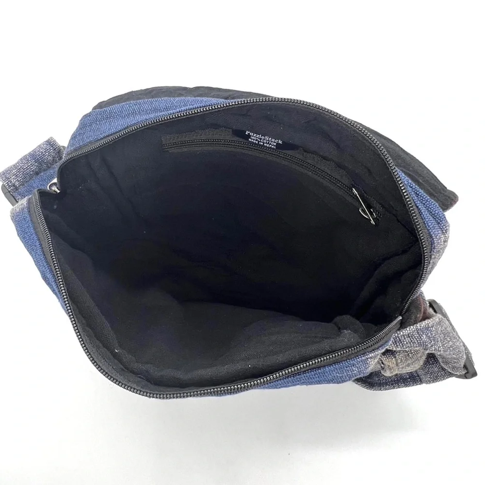 Washable Crossbody Messenger Bag Unisex Design Sustainable Gift - Picture 15 of 16